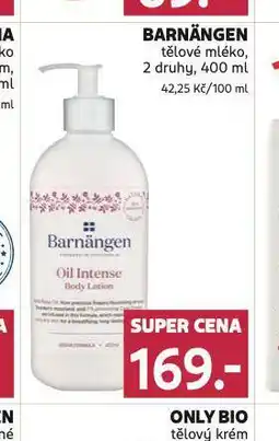 Rossmann Barnängen tělové mléko nabídka