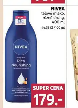 Rossmann Nivea tělové mléko nabídka