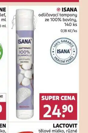 Rossmann Isana odličovací tampony nabídka