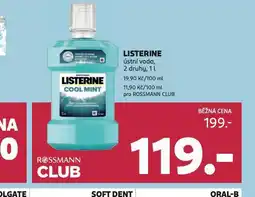 Rossmann Listerine ústní voda nabídka