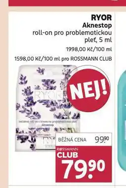 Rossmann Ryor aknestop roll-on nabídka