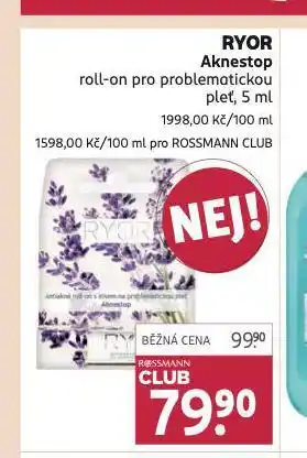 Rossmann Ryor aknestop roll-on nabídka