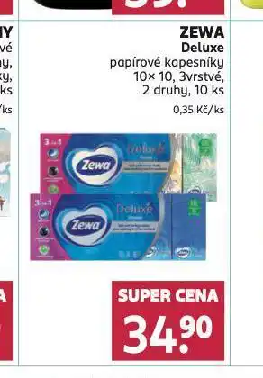 Rossmann Zewa deluxe papírové kapesníky nabídka