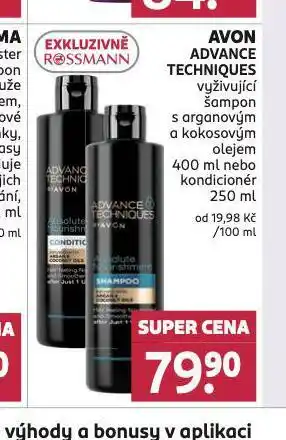 Rossmann Avon šampon, kondicioner nabídka