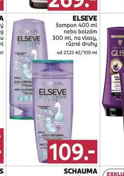 Rossmann Elseve šampon, balzám nabídka