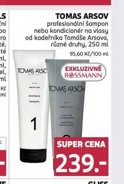 Rossmann Tomas arsov profesionální šampon, kondicioner nabídka