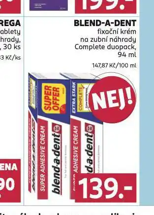 Rossmann Blend a dent fixační krém na zubní náhrady nabídka