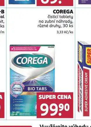 Rossmann Corega čistící tablety nabídka