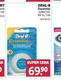 Rossmann Oral-b essential zubní nit nabídka