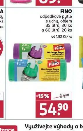 Rossmann Fino odpadkové pytle nabídka