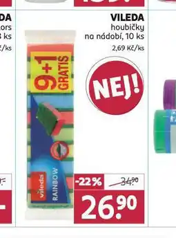 Rossmann Vileda houbičky nabídka