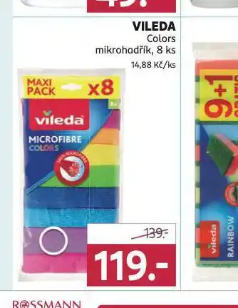 Rossmann Vileda mikrohadřík nabídka