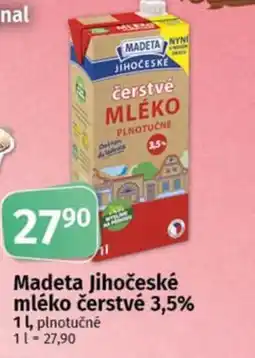 COOP TIP MADETA Jihočeské mléko čerstvé 3,5% nabídka