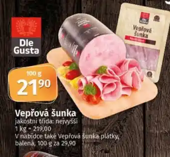 COOP TIP Vepřová šunka nabídka