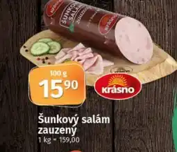 COOP TIP Šunkový salám zauzený nabídka