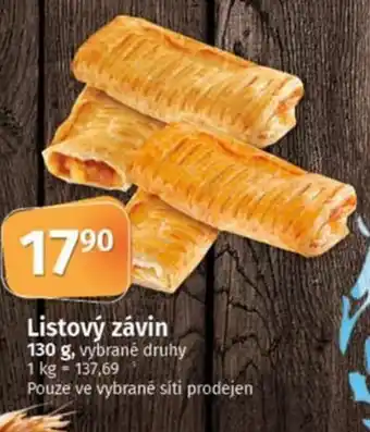 COOP TIP Listový závin nabídka