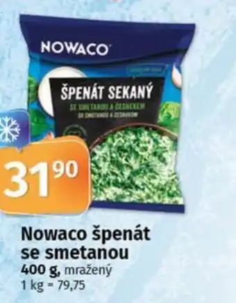 COOP TIP NOWACO špenát se smetanou nabídka