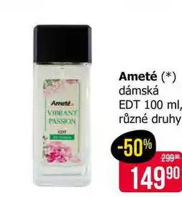 Teta Ameté dámská EDT 100 ml, různé druhy nabídka