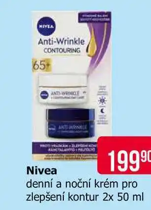 Teta Nivea WTO+FOL denní a noční krém pro zlepšení kontur 2x 50 ml nabídka