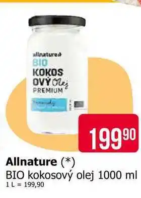 Teta Allnature BIO kokosový olej 1000 ml nabídka