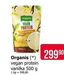 Teta Organis vegan protein vanilka 500 g nabídka