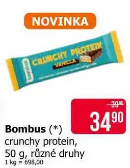 Teta Bombus crunchy protein, 50 g, různé druhy nabídka