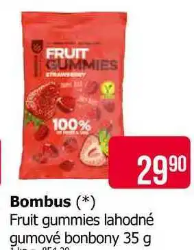 Teta Bombus Fruit gummies lahodné gumové bonbony 35 g nabídka