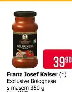 Teta Franz Josef Kaiser Exclusive Bolognese s masem 350 g nabídka