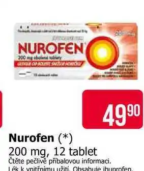 Teta Nurofen 200 mg, 12 tablet nabídka