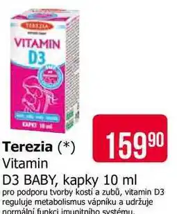 Teta Terezia Vitamin D3 BABY, kapky 10 ml nabídka