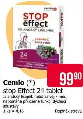 Teta Cemio stop Effect 24 tablet nabídka