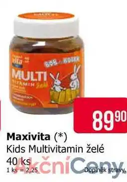 Teta Maxivita Kids Multivitamin želé 40 ks nabídka