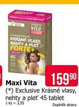 Teta Maxi Vita Exclusive Krásné vlasy, nehty a pleť 45 tablet nabídka