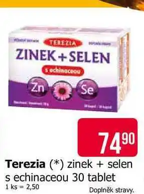 Teta Terezia zinek + selen s echinaceou 30 tablet nabídka