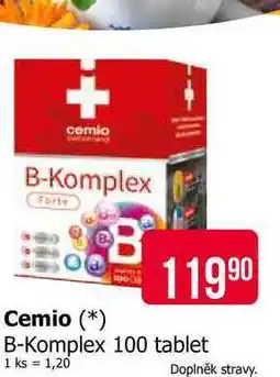 Teta Cemio B-Komplex 100 tablet nabídka