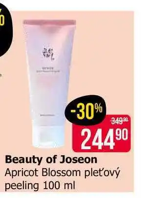 Teta Beauty of Joseon Apricot Blossom pleťový peeling 100 ml nabídka