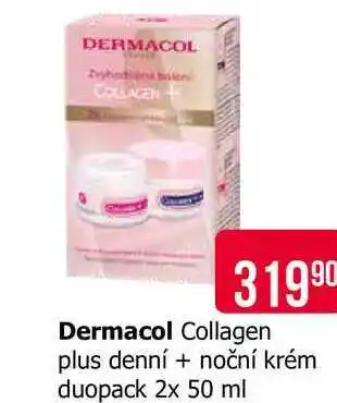 Teta Dermacol Collagen noční krém plus denní duopack 2x 50 ml nabídka