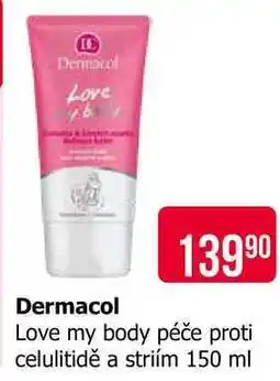 Teta Dermacol Love my body péče proti celulitidě a striím 150 ml nabídka