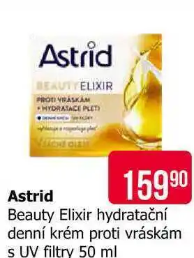 Teta Astrid Beauty Elixir hydratační denní krém proti vráskám s UV filtry 50 ml nabídka