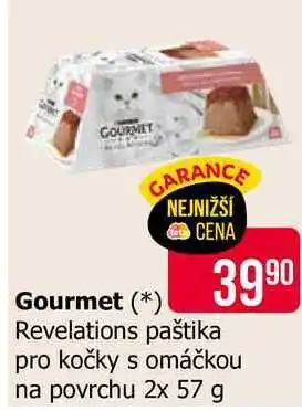 Teta Gourmet Revelations paštika pro kočky s omáčkou na povrchu 2x 57 g nabídka