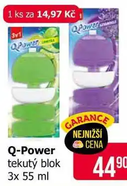 Teta Q-Power tekutý blok 3x 55 ml nabídka