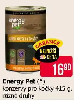 Teta Energy Pet konzervy pro kočky 415 g, různé druhy nabídka