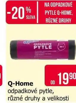 Teta Q-Home odpadkové pytle, různé druhy a velikosti nabídka