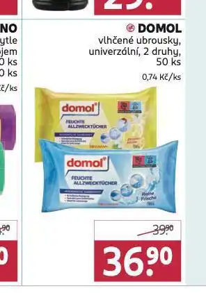 Rossmann Domol vlhčené ubrousky nabídka