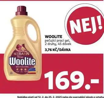 Rossmann Woolite prací gel nabídka