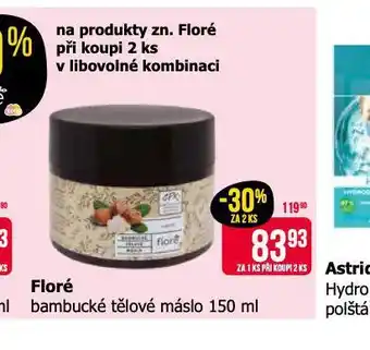 Teta Floré bambucké tělové máslo nabídka