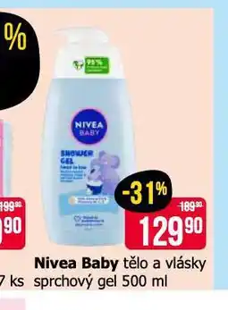 Teta Nivea baby sprchový gel nabídka