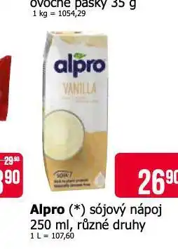 Teta Alpro sójový nápoj nabídka