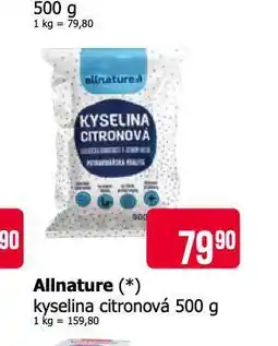 Teta Allnature kyselina citronová nabídka