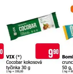 Teta Vix cocobar kokosová tyčinka nabídka